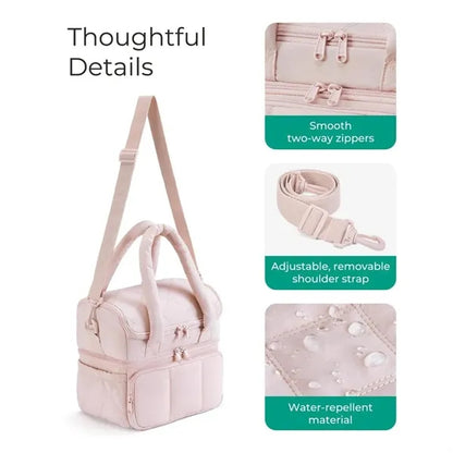 Spacious Portable Leakproof Insulated Crossbody Lunch Bag