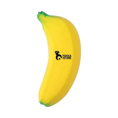 2.3"x0.8" Custom PU Banana Shaped Stretchy Stress Ball Toy