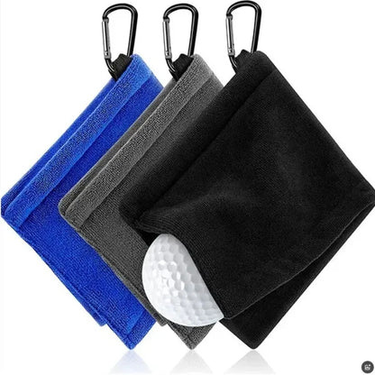 Portable Small Pocket Golf Ball Towel Wet and Dry