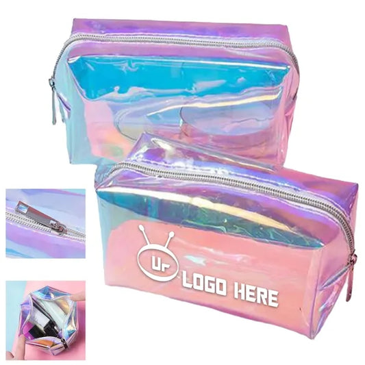 Holographic Zipper Cosmetics Bag