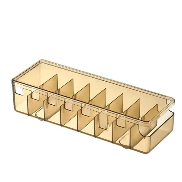 Waterproof 8-Cube Cable Storage Organizer with Dustproof Lid