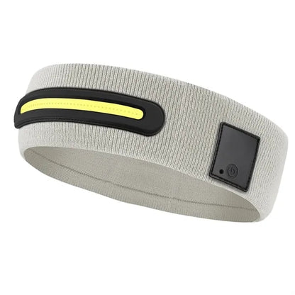 High Elastic USB Rechargeable Headlamp Band with 3 Modes