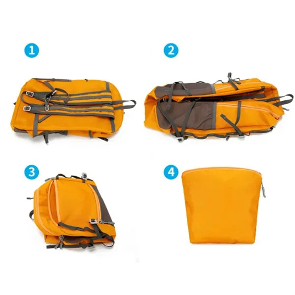 Foldable Waterproof Lightweight Multi-Pocket Backpack