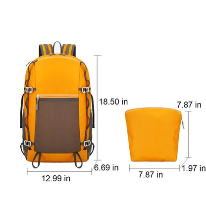 Foldable Waterproof Lightweight Multi-Pocket Backpack