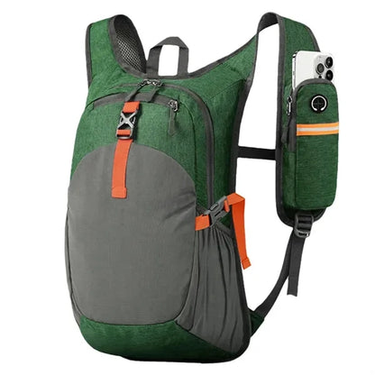 Foldable Tear-Resistant Multi-Pocket Travel Backpack