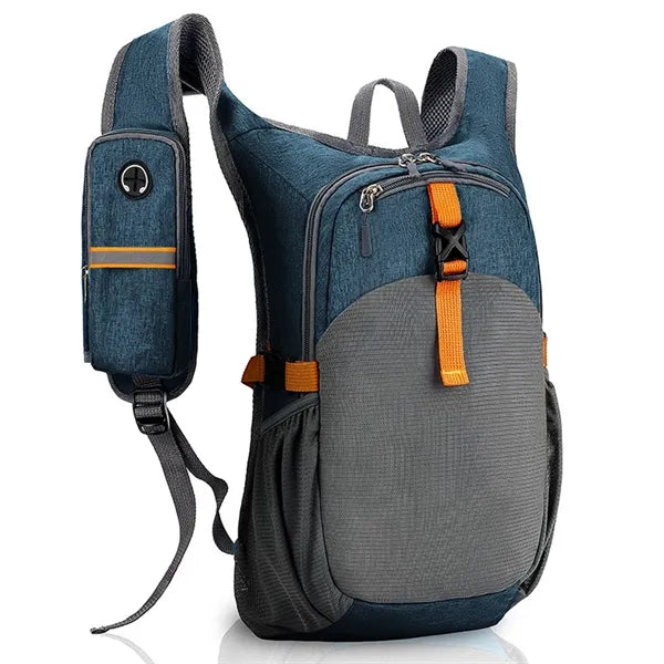 Foldable Tear-Resistant Multi-Pocket Travel Backpack