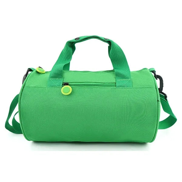 3-Size Cylindrical Waterproof Gym Bag with Shoulder Strap