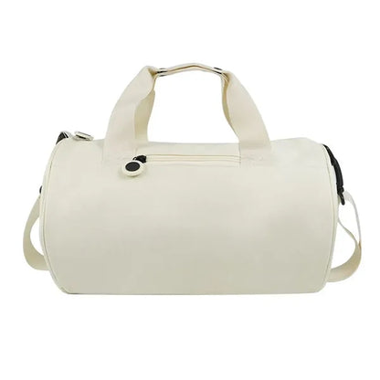 3-Size Cylindrical Waterproof Gym Bag with Shoulder Strap