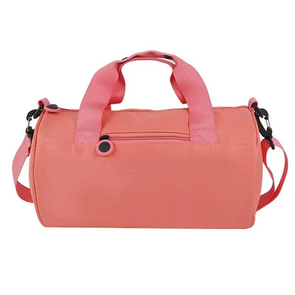 3-Size Cylindrical Waterproof Gym Bag with Shoulder Strap