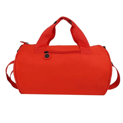 3-Size Cylindrical Waterproof Gym Bag with Shoulder Strap
