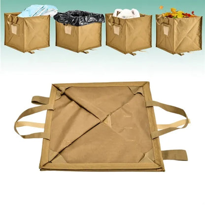 Triangular Collapsible Windproof Portable Oxford Trash Can