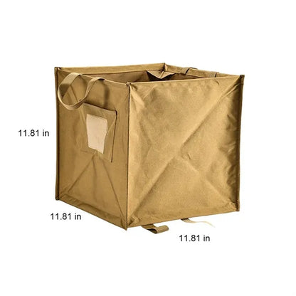 Triangular Collapsible Windproof Portable Oxford Trash Can