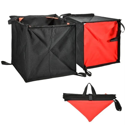 Triangular Collapsible Windproof Portable Oxford Trash Can