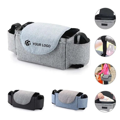 Large capacity convenient baby stroller storage hanging bag