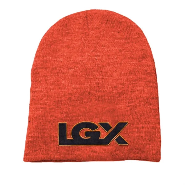 Custom Circular Knit Stretch Acrylic 2-Layer Beanie