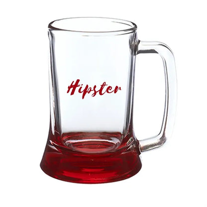 Comfort-Grip Glass Beer Mug - 9.75 oz