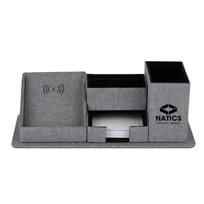 Wireless Charging Desk Organizer