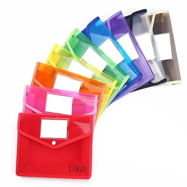 Documents Folder With Snap Closure And Pocket