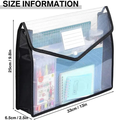 Documents Folder With Snap Closure And Pocket