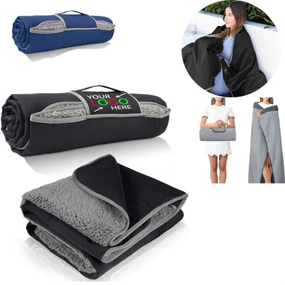 Waterproof Outdoor Blanket with Sherpa Lining