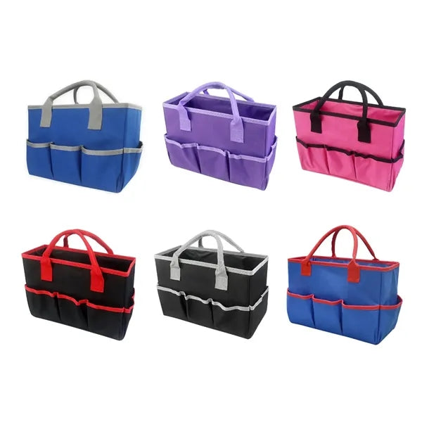 Portable Multi-Pocket Organizer Tote