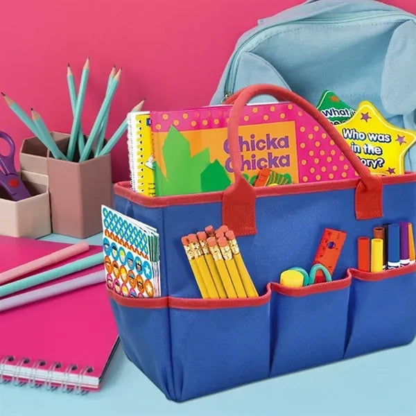 Portable Multi-Pocket Organizer Tote