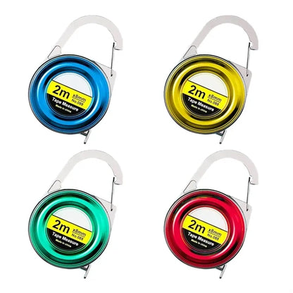 Carabiner Clip Tape Measure Keyring