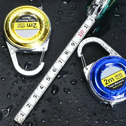Carabiner Clip Tape Measure Keyring