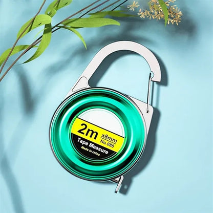 Carabiner Clip Tape Measure Keyring
