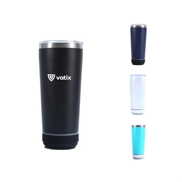 20 oz Stainless Steel Vacuum Insulated Tumbler w/Speaker