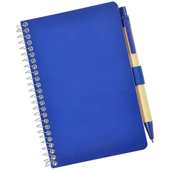Tacoma Spiral Notebook with Pen - 6" x 4"