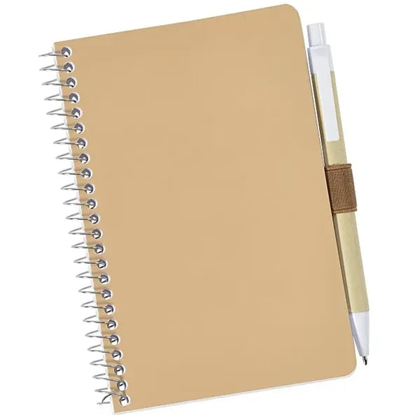 Tacoma Spiral Notebook with Pen - 6" x 4"