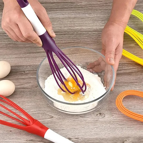 Folding Silicone Whisk for Kitchen & Baking