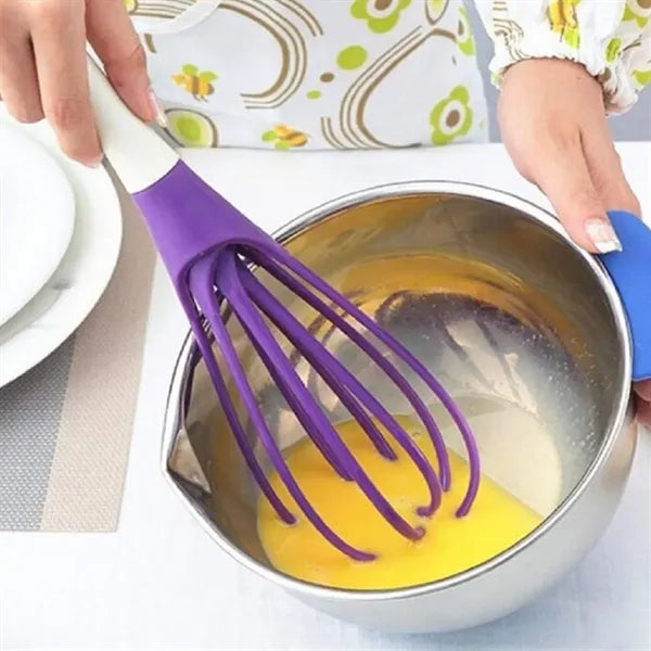 Folding Silicone Whisk for Kitchen & Baking