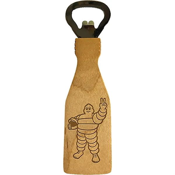 Bottle Profile Wood Bottle Opener