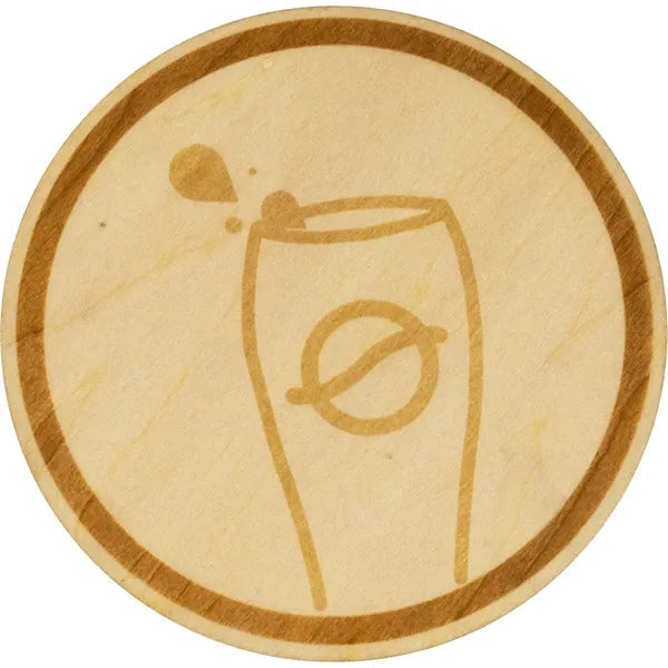 Round Wood Coasters