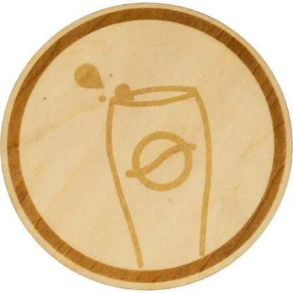 Round Wood Coasters