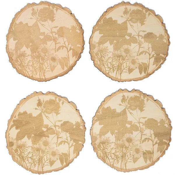 Tree Slice Wood Coasters