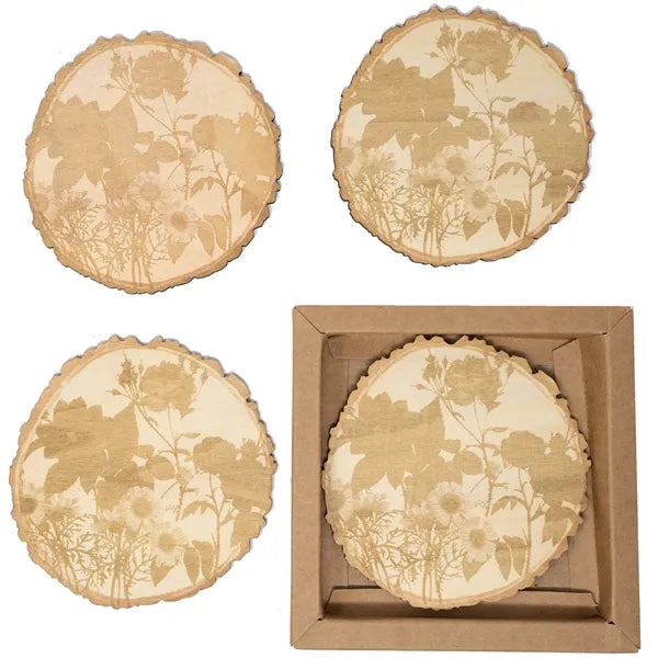 Tree Slice Wood Coasters