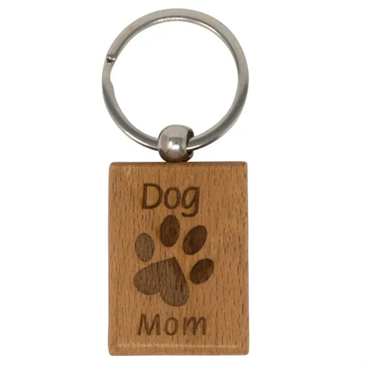 Rectangle Wood Keychains