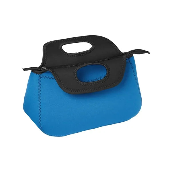 Zippered Neoprene Lunch Cooler Tote Bag