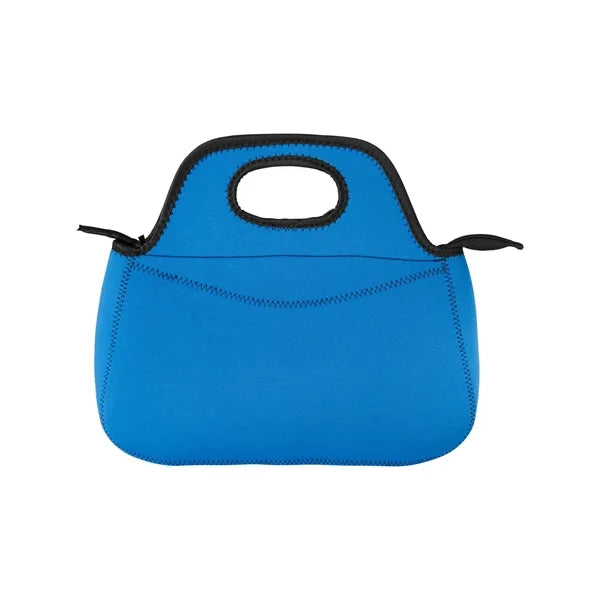Zippered Neoprene Lunch Cooler Tote Bag