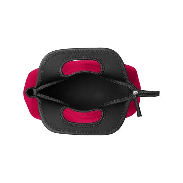 Zippered Neoprene Lunch Cooler Tote Bag