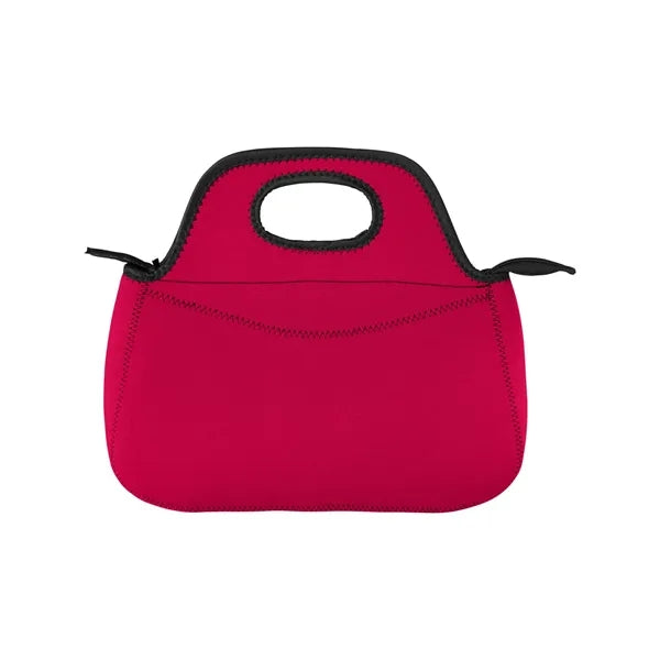 Zippered Neoprene Lunch Cooler Tote Bag