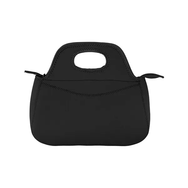 Zippered Neoprene Lunch Cooler Tote Bag