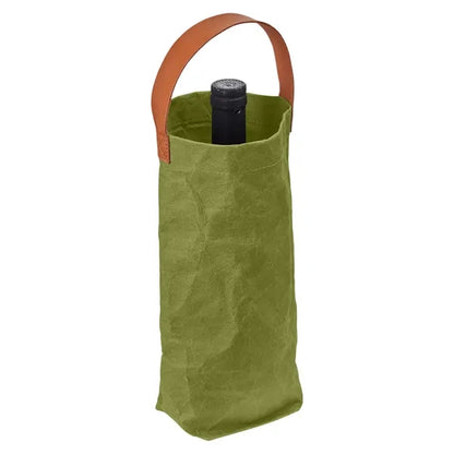 Home & Table Washed Paper Wine Tote Bag