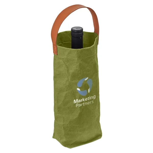 Home & Table Washed Paper Wine Tote Bag