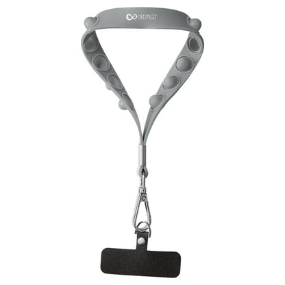 Push Pop Wrist Strap Keychain With Phone Holder