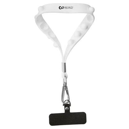 Push Pop Wrist Strap Keychain With Phone Holder