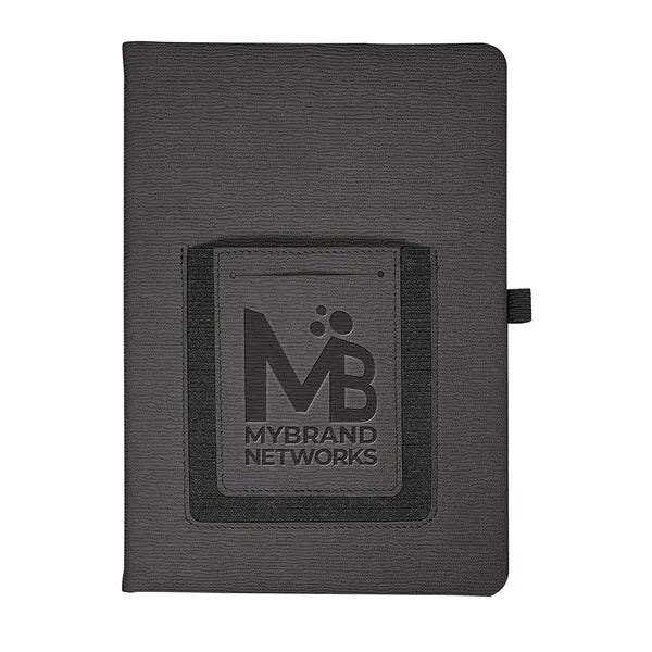 Roma Journal Notebook With Phone Pocket 5.625" X 8.25"